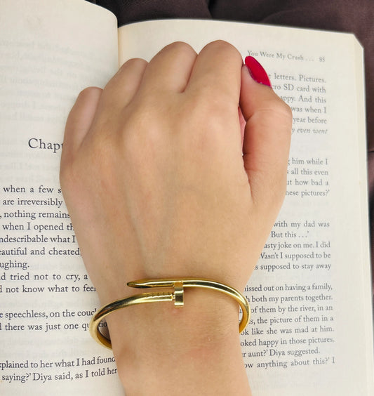 Nailcut-Bracelet Anti-tarnish Gold plated