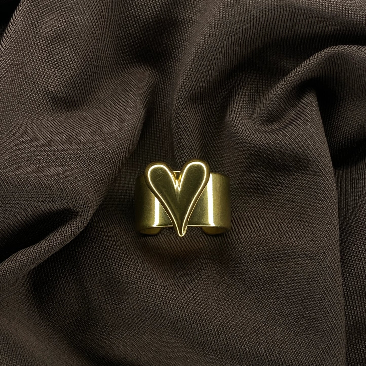 Heart ring Anti-tarnish Gold plated