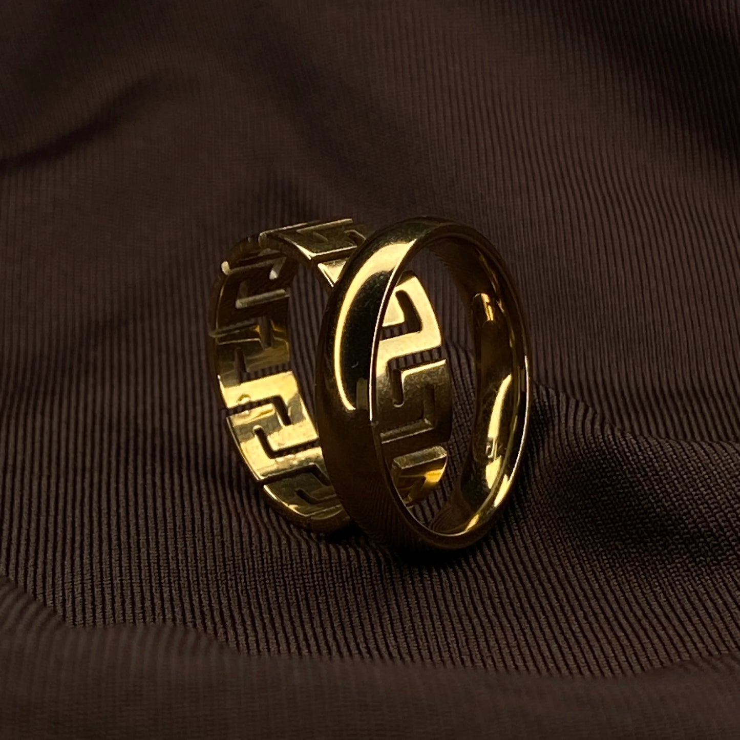 Couple ring Anti-tarnish Gold plated