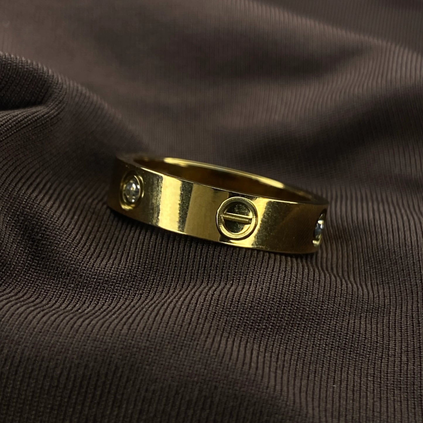 Cartier gold ring Anti-tarnish Gold plated
