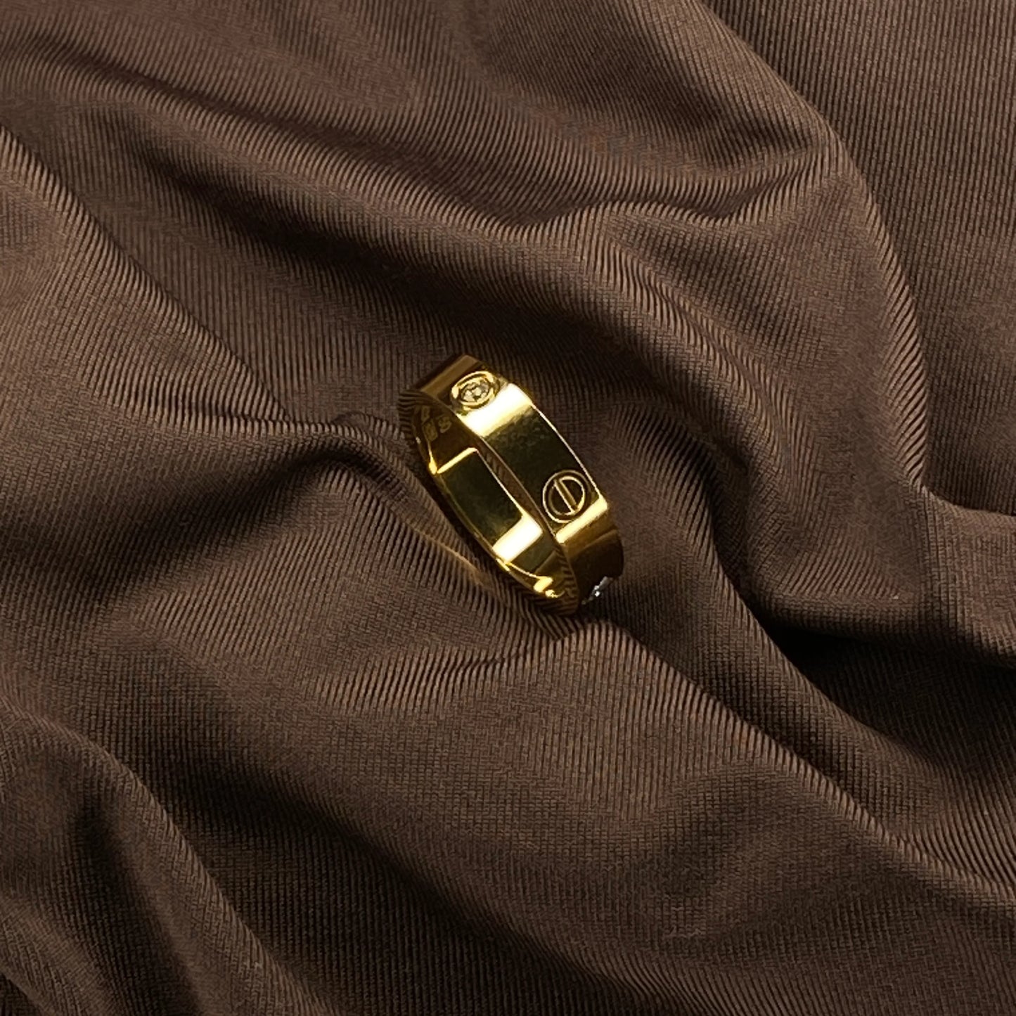 Cartier gold ring Anti-tarnish Gold plated