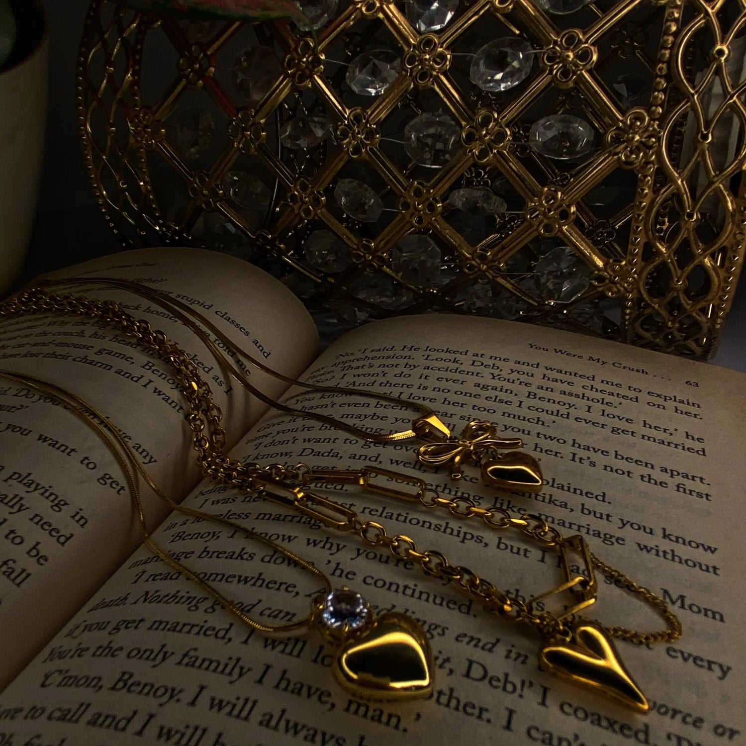 Anti tarnish gold plated necklace