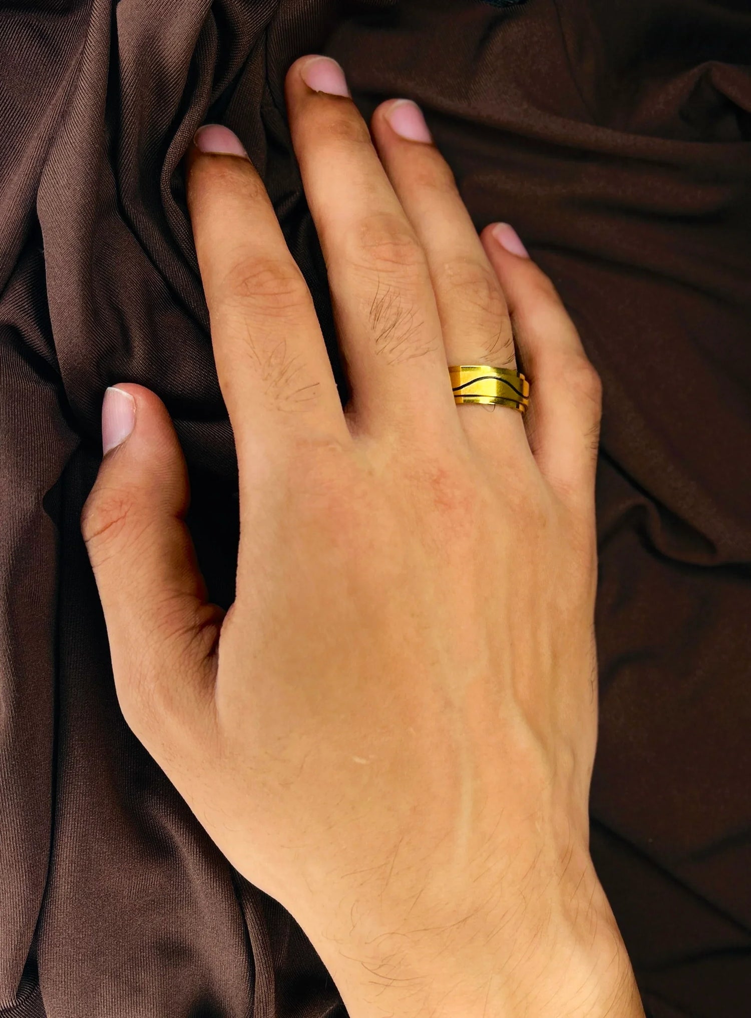 Men's Ring Anti-tarnish Gold plated