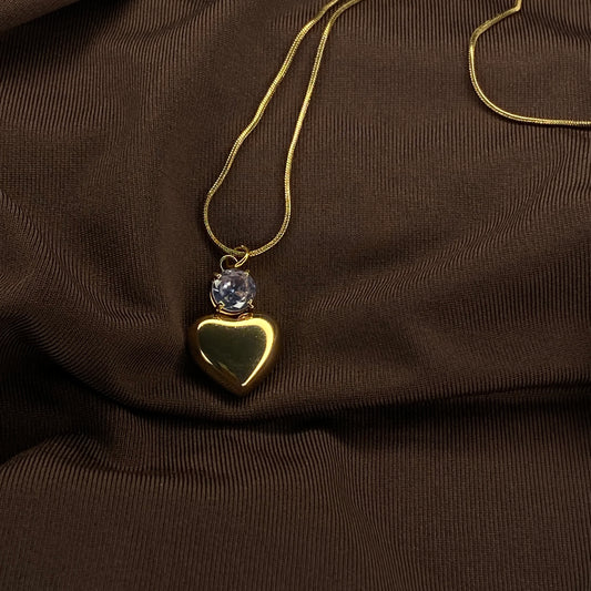 Diamond-heart Necklace